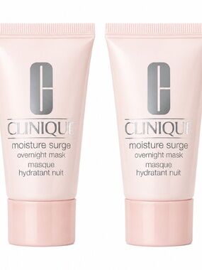 NWT Clinique Moisture Surge Overnight Mask Bundle 2 x 1 oz New